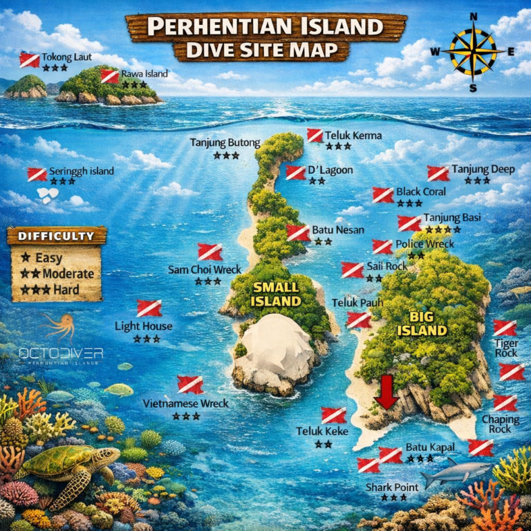 Octo Diver Perhentian Island PADI Authorized Dive Centre Fun Dive Scuba Diving Course