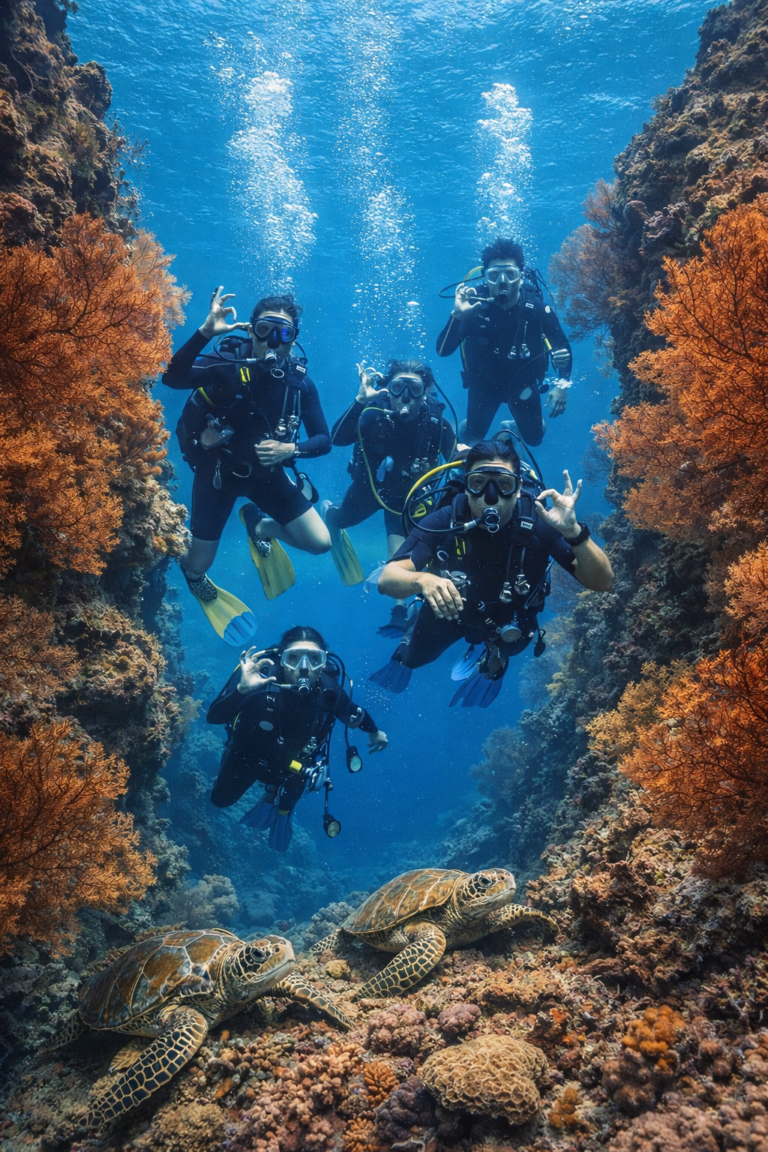Octo Diver Perhentian Island PADI Authorized Dive Centre Fun Dive Scuba Diving Course
